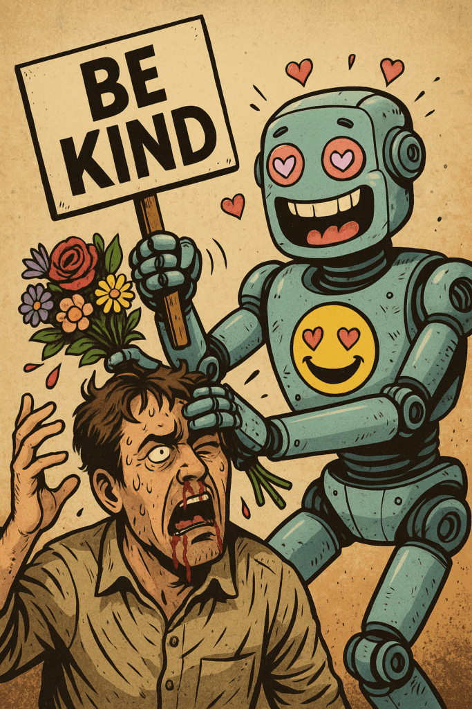 NSFW-ish: People-Pleasing KI: Wenn Roboter mit Blumen zuschlagen